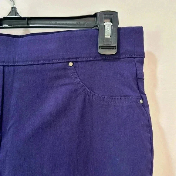 Women’s 89th & Madison Purple Stretch Pants Size S - Picture 3 of 9